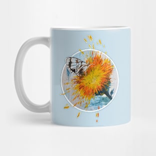 Butterfly and Flower Mug